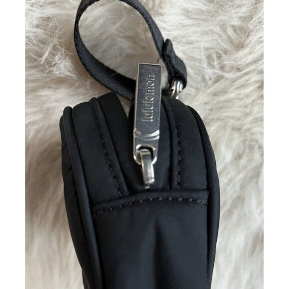 Black Lululemon 4” Round Coin Purse, 1.75” Wide “Items of Importance” Belt Bag - Picture 3 of 10